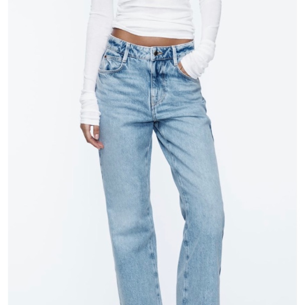 Jeans High rise - straight- ankle length - rigid